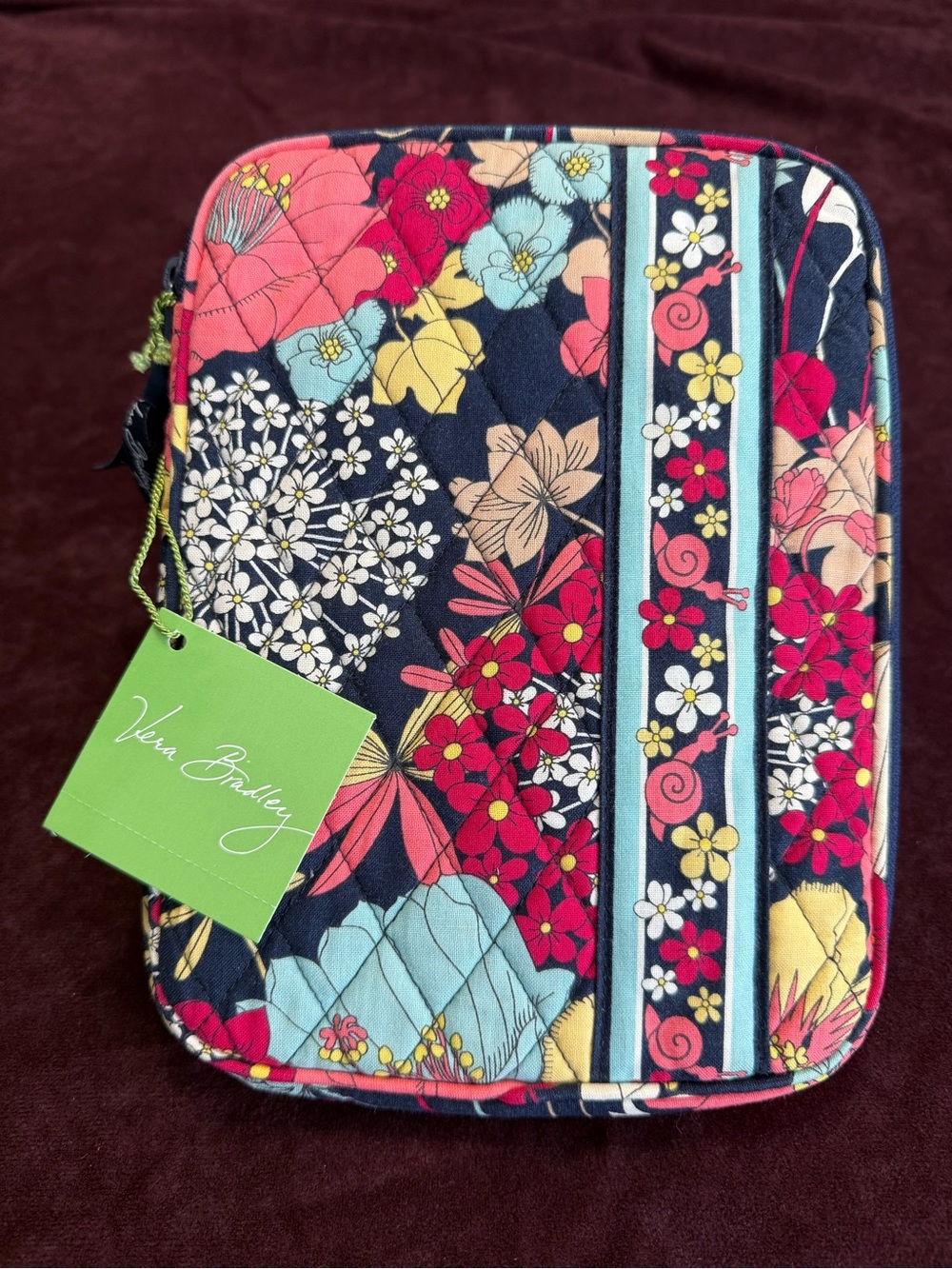 Vera Bradley E-Reader Sleeve in Happy Snails